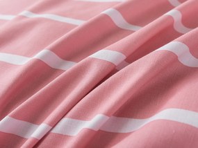 XPOSE® Bavlnené obliečky KLAUDIE DUO na dve postele - ružové