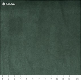 Zelené zamatové kreslo Dutchbone Bar