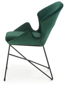 Halmar Jedálenská stolička K458 - tmavě zelená