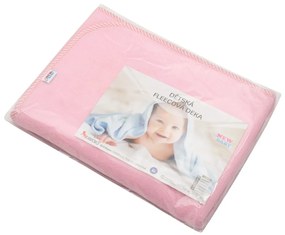 Detská fleecová deka New Baby 100x75 ružová prúžky