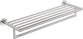 Sapho Sapho, X-STEEL polička na uteráky s hrazdou, brúsená nerez, XS406