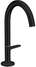 AXOR One umývadlová batéria Select, s odtokovou súpravou Push-Open, výška výtoku 170 mm, matná čierna, 48020670