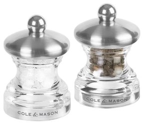 Cole&Mason Cole&Mason - Sada mlynčekov na soľ a korenie BUTTON 2 ks 6,5 cm GG422
