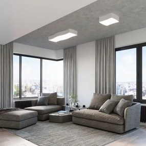 Sollux SL.1055 - Stropné svietidlo SQUARE 6xE27/60W/230V biela