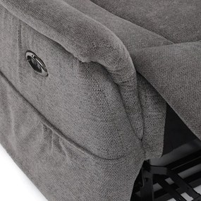 Polohovacie kreslo sivé, elektrické TV-Q8575 GREY2