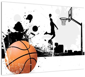 Obraz - Hráč basketbalu (70x50 cm)