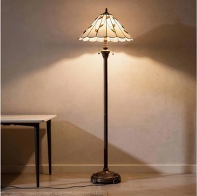 Brilagi - Tiffany vitrážová stojacia lampa FOLIA 2xE27/60W/230V