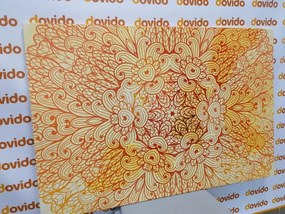 Obraz zlatá etnická Mandala - 60x40