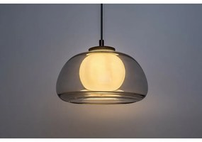 Rabalux 72275 moderný závesný luster Elowen, dymová, G9, 1x max. 5W