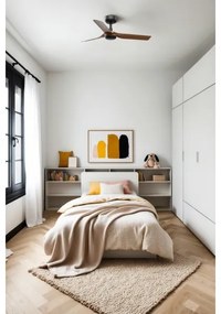 FARO 33823 - Stropný ventilátor MINI PUNT S hnedá/čierna pr. 90 cm + DO