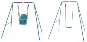 Plum Set kovových hojdačiek 2v1, 181 x 171 x 164 cm