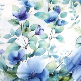 SATÉNOVÉ OBLIEČKY SATYNLOVE PREMIUM 160X200 CM, 2KS 70X80 CM KVETY