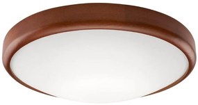 RUEL Moderné stropné svietidlo LED, 24 W, teplá biela, 37 cm, okrúhle, hnedé