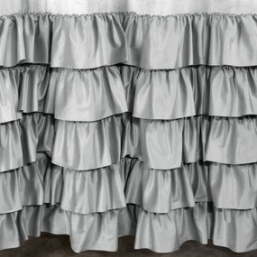 ZATEMŇOVACÍ ZÁVES NA KRÚŽKOCH DANI 140X250 CM STRIEBORNÁ