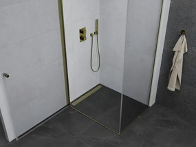 Mexen Pretoria sprchovací kút 70x100cm, 6mm sklo, zlatý profil-číre sklo, 852-070-100-50-00