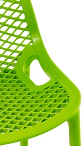 Plastová barová stolička DS10778434 - Zelená