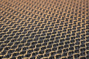 Hamat, Rohožka Blitz 3D 314 Gold – na von aj na doma, 45x75, žltá, chodba / predsieň