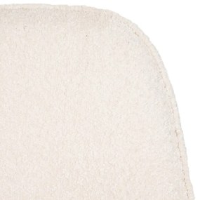 Otočné kreslo LUNAIRE béžové TEDDY BOUCLÉ 872124