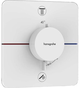 HANSGROHE ShowerSelect Comfort Q termostat pod omietku pre 2 spotrebiče, matná biela, 15583700