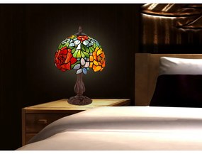 Tiffany stolová lampa 42*Ø25 FLORAL