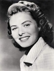 Umelecká fotografie Ingrid Bergman - Swedish, (30 x 40 cm)