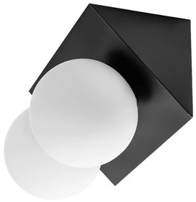 Toolight, nástenné svietidlo 2xE27 APP1229-2W, čierna matná, OSW-40118