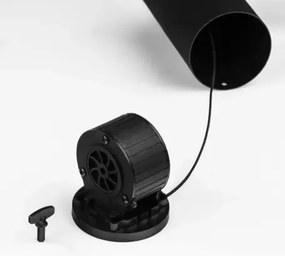 Minimalisticky luster na lanku Stilvi Čierna