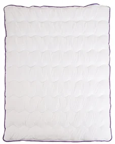Celoročná prikrývka prešívaná STELLA LAVENDER 140x200 cm, biela