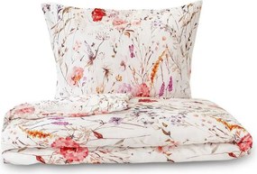 Kvalitex Prodloužené saténové povlečení 140x220, 70x90cm Luční tanec