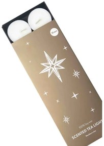 Pluto Design Vonné čajové sviečky Northern Star – sada 10 ks