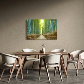Obraz - Ulička s bambusmi (90x60 cm)