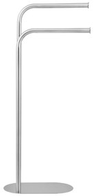 Stojan na uteráky z nehrdzavejúcej ocele v matne striebornej farbe Levante – Wenko