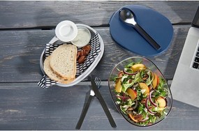 3-dielna súprava cestovných príborov s modrým obalom Mepal Ellipse