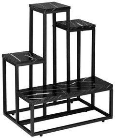 Stojan na kvety ANTIRES čierny mramor