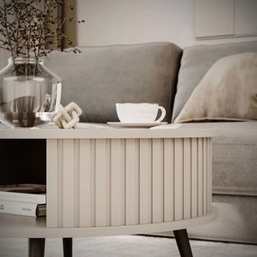 OKRÚHLY KONFERENČNÝ STOLÍK MATTIAS BÉŽOVÝ