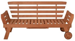 Hnedá drevená záhradná lavica Rincon – Garden Pleasure