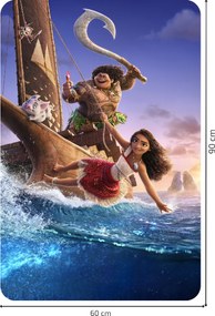 Vaiana 3 - textilná nálepka na stenu