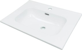 Deante Zápustné keramické umývadlo Tubo 60x46 cm - CTU 6U6W