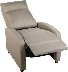 LuxuryForm DESIGN Televízne kreslo RUFO s polohovaním - béžové