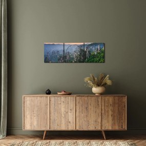 Obraz - Národný lesný park Zhangjiajie (s hodinami) (90x30 cm)