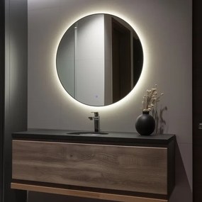 Brilagi - LED kúpeľňové zrkadlo VENA BLACK LED/32W/230V 100 cm IP44 CRI 90 stmievateľné+CCT