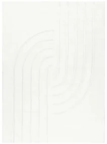 Koberec CURVY Curves 11 biely