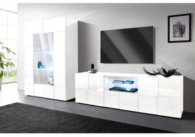 Televízny stolík SERIAN biely