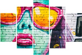 Obraz - Graffiti (150x105 cm)