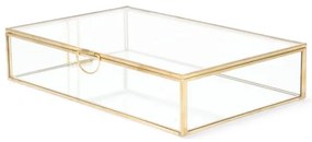 Šperkovnica GRAZIA zlatá 20x12x5 cm