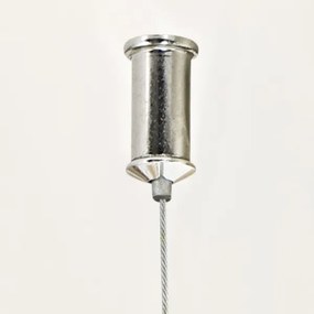 Brilagi - LED luster na lanku MILLA 15xG9/3W/230V hnedá/dymová hnedá