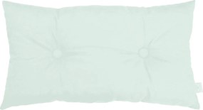 Obdĺžnikový vankúš s gombíkom mätová 35x60 cm