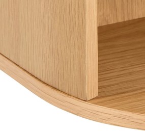 Nočný stolík v dekore duba v svetloprírodnej farbe Paron – Actona