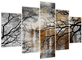 Obraz - Siluety stromov (150x105 cm)