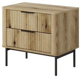 Komoda Wilsire (dub coast evoke + čierna). Akcia -21%. Vlastná spoľahlivá doprava až k Vám domov. 1097504